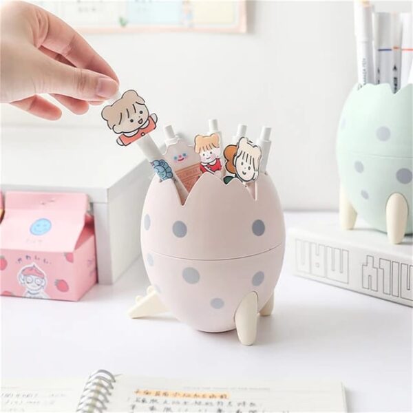 Creative Dinosaur Egg Shape Pencil Holder