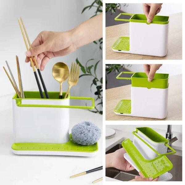 Green Sink Caddy