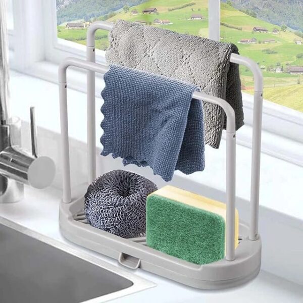 Kitchen Sink Drain Water Rack