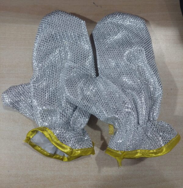 Silver Dishwashing Gloves