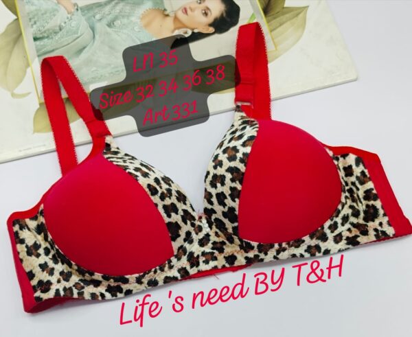 By T&H COLLECTION ARTICAL FLORAL PRINTED PUSHUP HAR FOAM BRA STUFF IMPORTED CHINA JERSSESY SIZE PICTURE PERH MENTION HAI