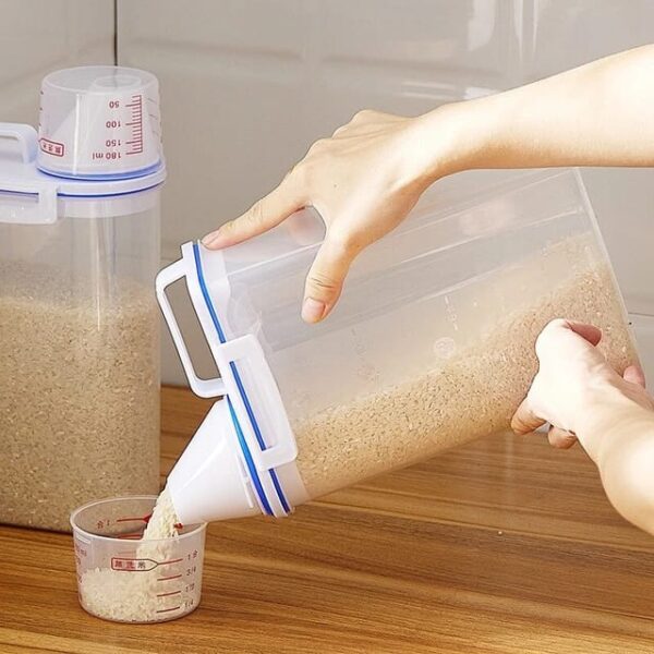 Transparent Kitchen Container Jar Size 2.5 KG