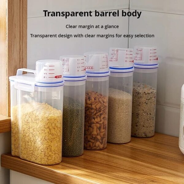 Transparent Kitchen Container Jar Size 2.5 KG