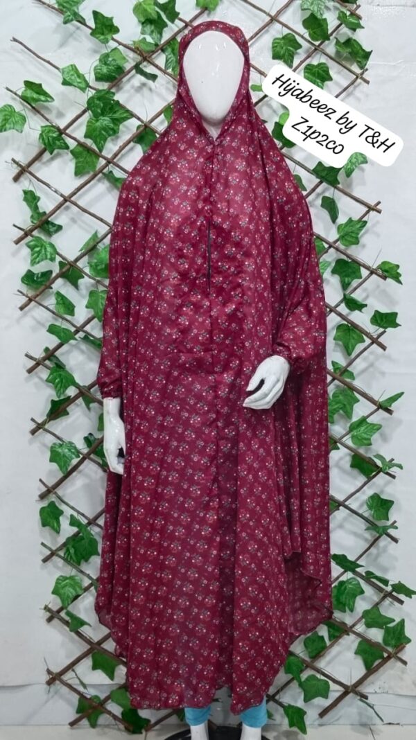 Artical zip pocket big size ready to wear namaz chadar