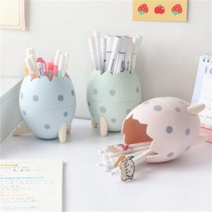 Creative Dinosaur Egg Shape Pencil Holder