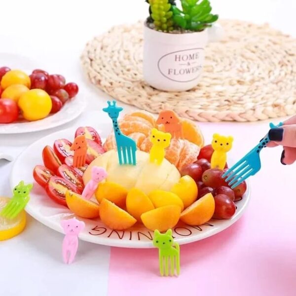 Cute Animal Fruit Fork Pack Of 50 Pcs