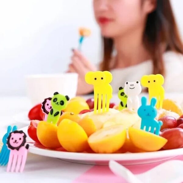 Cute Animal Fruit Fork Pack Of 50 Pcs