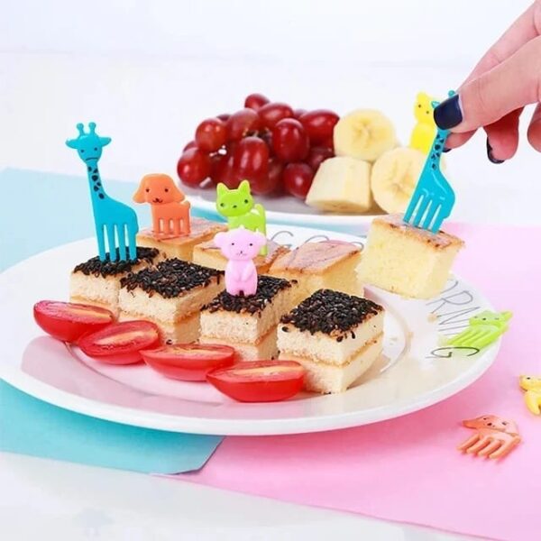 Cute Animal Fruit Fork Pack Of 50 Pcs