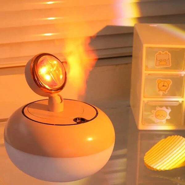 Humidifier With Sunset Lamp