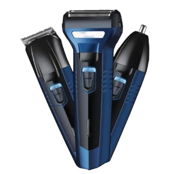 Kemei 3 in 1 Professional Rechargeable Hair Clipper Trimmer & Shaver