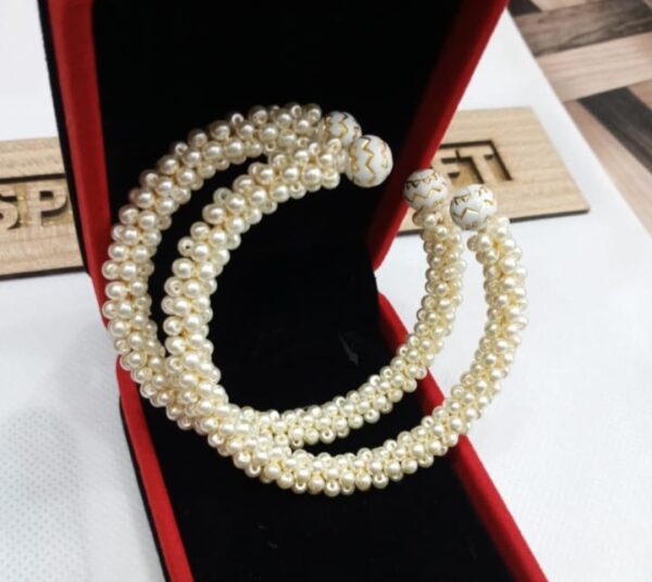 Cn 2 pieces pearls Kara best quality pearls Kara adjustable size