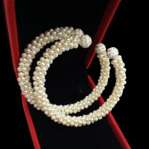 Cn 2 pieces pearls Kara best quality pearls Kara adjustable size