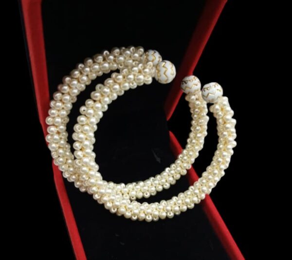 Cn 2 pieces pearls Kara best quality pearls Kara adjustable size