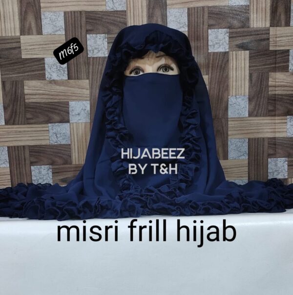 Artical misri frill hijab Stuff chiffon