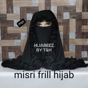 Artical misri frill hijab Stuff chiffon