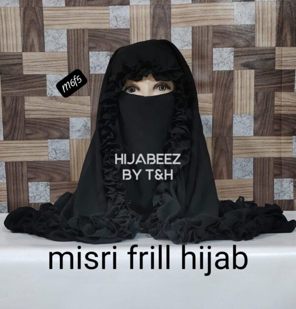 Artical misri frill hijab Stuff chiffon